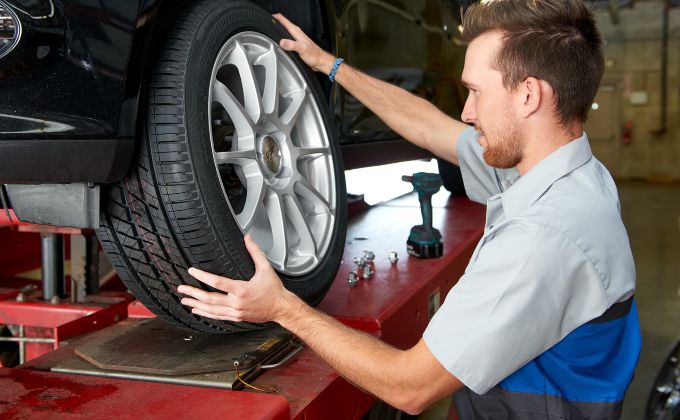 Expert local installation Tire Rack